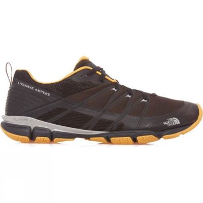 Zapatillas Running The North Face Litewave Ampere Hombre - Gris / Amarillo - Chile FCM864312